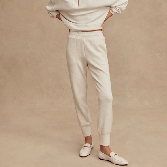 Varley The Slim Cuff Pant 27.5"Ivory Marl Size XXS NWOT - Picture 1 of 15